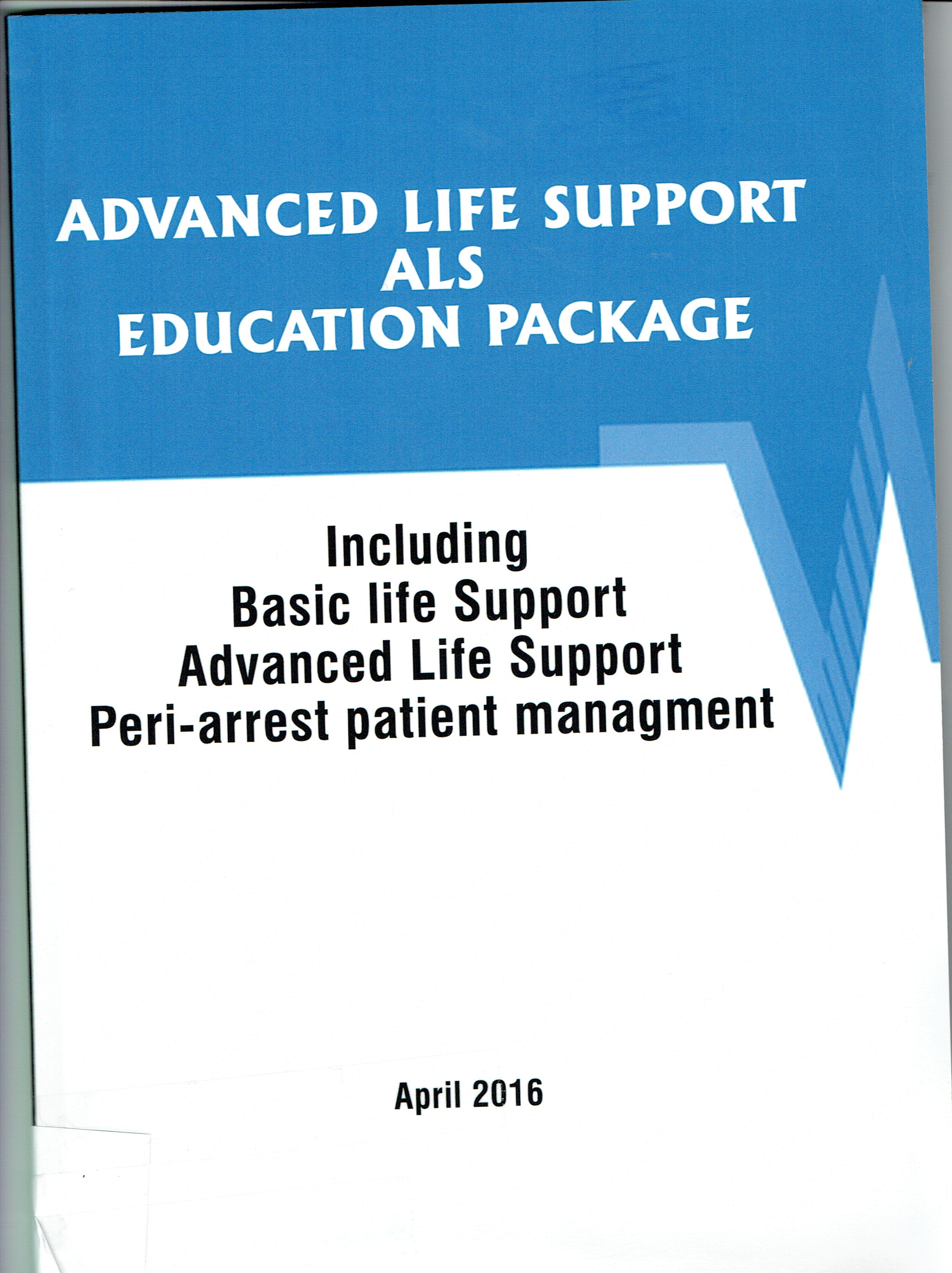 ADVANCED LIFE SUPPORT ALS EDUCATION PACAGE
